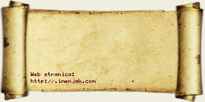 Dina Berček vizit kartica